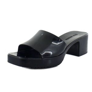 Steve Madden Black Mules Sleek Design